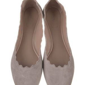 New Chloe Lauren Suede Ballet Flats w/ Tags Pristine Condition